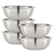 Okuna Outpost 5 Piece Stainless Steel Mixing Bowls for Kitchen, 1.5 Quarts, Ideal use for Cooking, Mixing Ingredients, Marinating, Tossing Salads, Preparing Dough